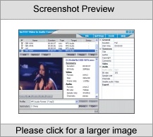 ImTOO Video to Audio Converter Screenshot